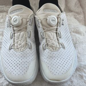 Under Armour White Slip-On Sneakers with BOA Fit System